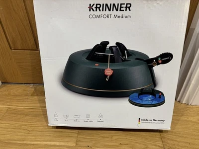 GARDENERSDREAM Krinner Real Christmas Tree Stand Foot Operated Up To 8ft Tree