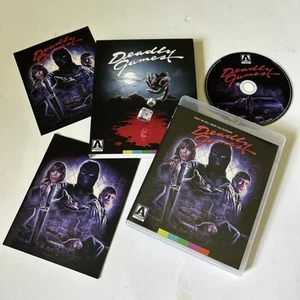 Arrow 2K Deadly Games Blu-ray-slipcover-book-Steve Railsback-bonus-80s slasher - Picture 1 of 14