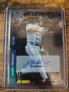 2008 Upper Deck Timeline Jeff Clement 1993 SP Rookie RC Auto 6/93 #327 Mariners - Bild 1 von 2