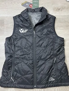 LL Bean Primaloft Packaway Vest Women's Medium Regular Black Lightweight NEW - Picture 1 of 8