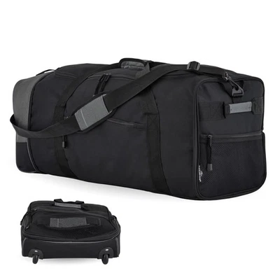 Polo & Racquet Club 32 Inch Collapsible, Black/gray Travel Duffel, One Size, ... - Image 1 of 4