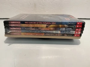 Lot of Six I Survived Series Novels by Lauren Tarshis (SEALED  PPBK) - Imagen 1 de 2