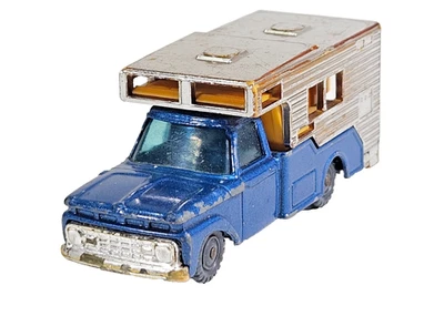 Camión diecast Husky vintage años 60 Nº 35 Ford F-350 color azul sin caja. Foto 1 de 4