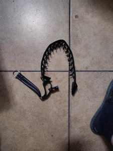 Collar obturador de punta para perro ajustable entrenamiento hebilla de liberación rápida L y XL reflectante - Imagen 1 de 5