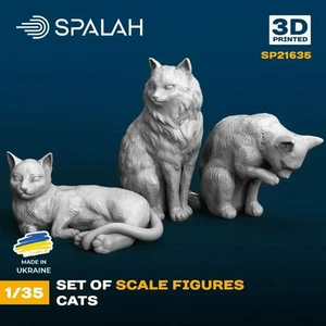 1:35 Figures Cats Scale Figure Spalah SP21635 - Picture 1 of 1