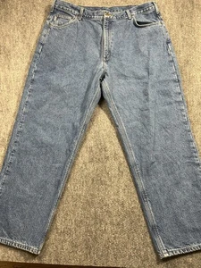 Carhartt Flannel Lined Jeans Men’s Size 42 X 30 - Picture 1 of 12
