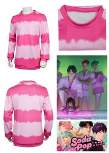 Demon Hunters Saja Boys Bobby Cosplay Costume Halloween Bobby Pink Top - Picture 1 of 7