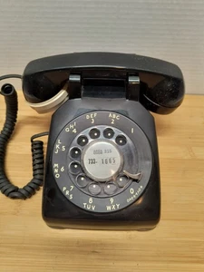 Western Electric Black Rotary Telephone W/ Tone Dialer Fully Functional - Picture 1 of 11