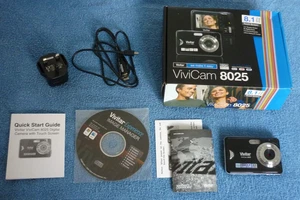 Vivitar ViviCam 8025 Digital Camera 8.1MP HD 8x Digital Zoom Boxed - Picture 1 of 18