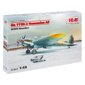 ICM 48266 Kit Modelo Plástico Avión 1:48 He 111H-3 Rumano AF, Segunda Guerra Mundial Bombardero - Imagen 1 de 16