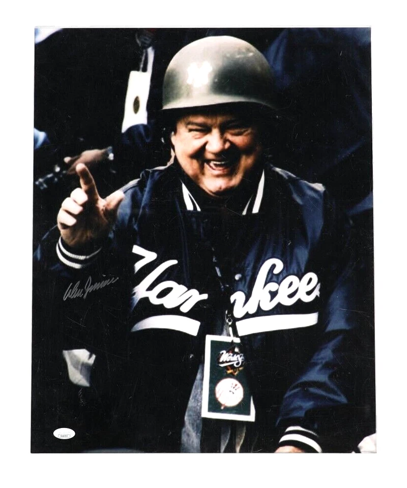 DON ZIMMER HAND SIGNED NEW YORK YANKEES 16X20 PHOTO. JSA COA. - Image 1 of 1
