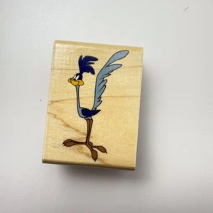 Road Runner Cartoon~Looney Tunes Rubber Stamp~ 1.5"X 2.25"~Rubber Stampede 008D - Picture 1 of 7