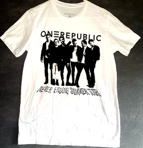 ONE REPUBLIC 2022 Never Ending Summer Tour Brooklyn New York Size Medium White - Picture 1 of 4