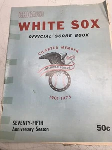 Chicago White Sox Magazin offizielles Partiturbuch 75. Jahrestag 1975 052115R2 - Bild 1 von 5