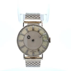 Vacheron Constantin Le Coultre esfera crema oro blanco 14K - Imagen 1 de 5