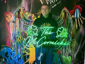 From £25.00 Custom Made to order neon Sign wedding surname irish large big name - Picture 1 of 17