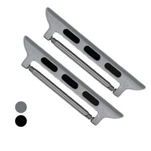 Silver/Black Apple Watch Adapters 316L Stainless Steel 22MM 38mm/40mm 42mm/44mm  - Picture 1 of 4