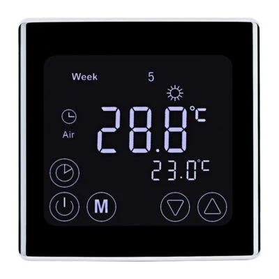 LCD Digital WiFI Programmierbar Raumthermostat Thermostat Fußbodenheizung Touch - Bild 1 von 4