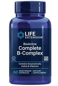 Life Extension BioActive Complete B-Complex 60 Capsules - Picture 1 of 3