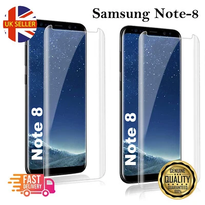 For Samsung Galaxy Note 8 100% Genuine 5D tempered glass LCD protector -Clear - Image 1 of 4
