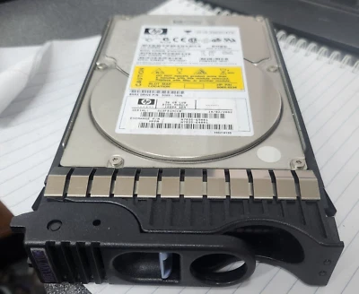HP A7835-69001 A7835A 5065-7805 36GB 10K SCSI 3.5" Hard Drive w/Tray - Image 1 of 3