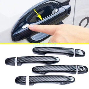 Cubierta de manija de puerta de fibra de carbono para accesorios Subaru Outback 2020-2022 - Imagen 1 de 6