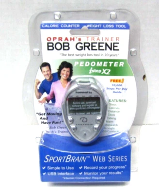 Sportbrain istep X2 Pedometer Bob Greene Weight Loss Exercise Physical Fitness - Image 1 of 2