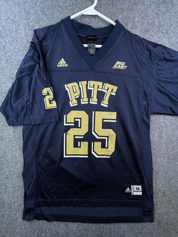 Adidas Pitt Panthers Football Jersey #25 Size Medium Blue Gold Pittsburgh Adult Cover