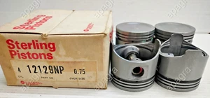 4xFederal Mogul STERLING Piston 12129 NP DIA 73MM OS 0.75 1970-1981 fits Datsun - Picture 1 of 11