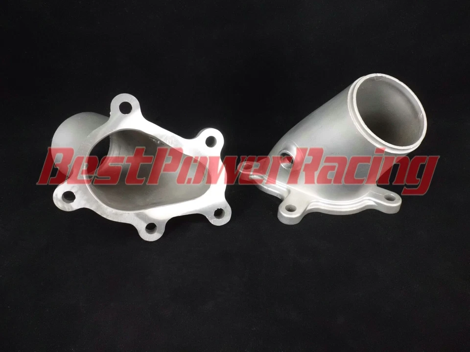 Bocas de tubo/campana de volteo Twin Turbo de 3,5 pulgadas para Nissan R35 GT-R Twin Turbo VR38DET Foto 1 de 3