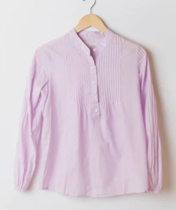 Rosie Pope Women Size M Maternity Top Pea in the Pod Pink Button Up 100% Cotton - Picture 1 of 8