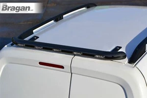 Dachträger hinten + LED für Citroen Dispatch SpaceTourer Fahrer 2016+ Stahl SCHWARZ - Bild 1 von 5