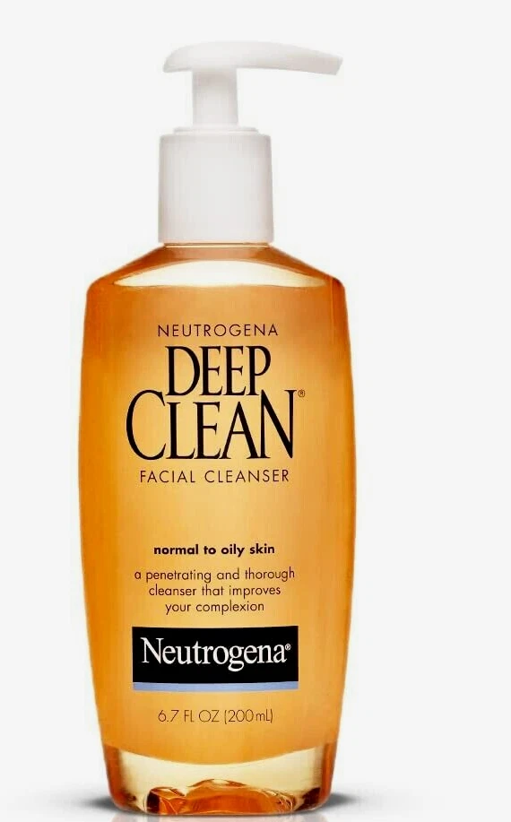 Neutrogena Deep Clean Facial Cleanser Normal to Oily skin, 6.7 Ounce