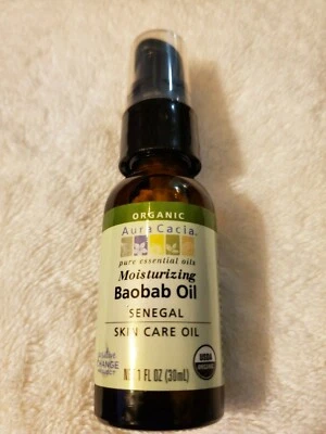 Organic Baobab Oil  Aura Cacia  Natural Skin Care 1 fl oz (30 mL)   - Image 1 of 2