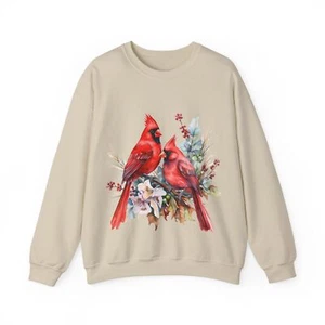 Winter Kardinal Sweatshirt rot Vogel Sweatshirt Kardinal Vogel Rundhals Pullover - Bild 1 von 18