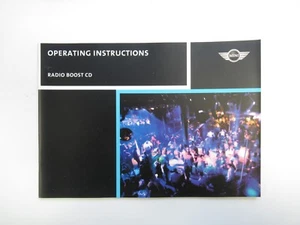 BMW MINI R50 R52 R53 Cooper One S Radio Boost CD Operating Instructions Pre07/04 - Picture 1 of 16