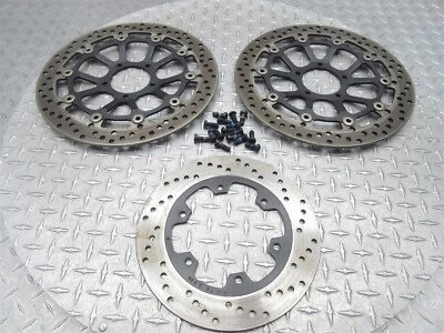 2015 13-15 Ducati 899 Panigale dianteiro esquerdo direito traseiro freio rotor parafusos de disco - Imagem 1 de 4