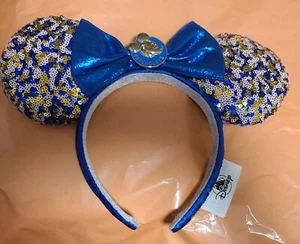 Disney Parks WDW Minnie Mouse Jahreskarte Halter Ohren Stirnband EUC - Bild 1 von 10