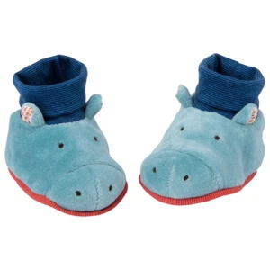 Moulin Roty Hippopotamus Baby Slippers - Picture 1 of 1