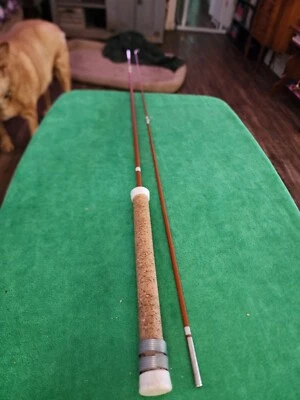 Unbranded spinning/fly vintage fishing rod 6ft 2 piece - Image 1 of 4