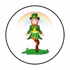 Irish Jig Kobold Patrick's Day Aufkleber, Etikett, Umschlagsiegel, Sammelalbum