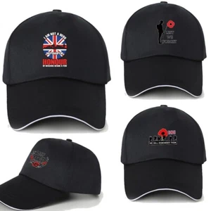 Gorra de béisbol de algodón amapola del Reino Unido del Día del Recuerdo para que no lo olvidemos - Imagen 1 de 20