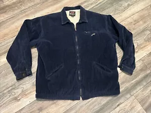 Chaqueta Forrada Sherpa Pana Rusty Surf Talla L Azul con Logo DE COLECCIÓN AÑOS 90’s - Imagen 1 de 21