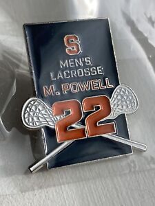 Syracuse Lacrosse Michael Powell Jersey Retirement Pin SU CUSE LAX Mike Powell