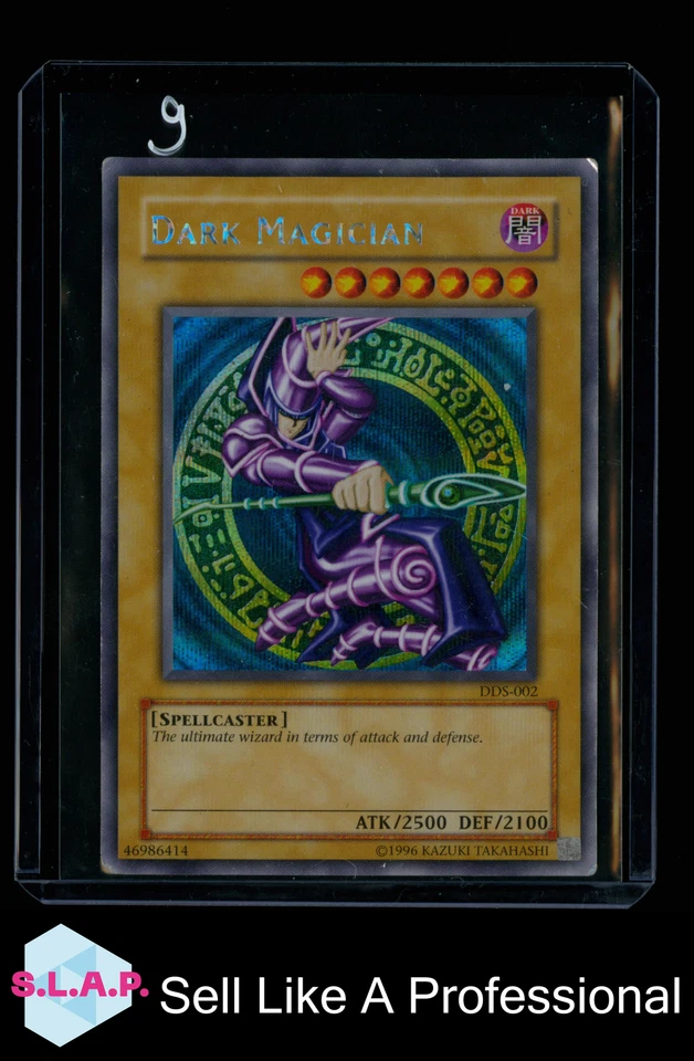 DARK MAGICIAN YUGIOH DDS-002 2002 DARK DUEL STORIES SECRET RARE ENGLISH - Bild 1 von 2