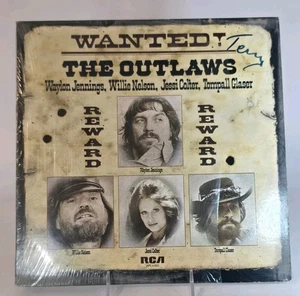 “Wanted!” The Outlaws Vinyl LP Waylon Jennings, Willie Nelson, Colter, Glaser - Picture 1 of 4