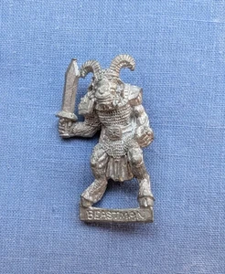 WFB Beastman - 1989 - Classic Metal Miniature - Never Painted - Picture 1 of 6