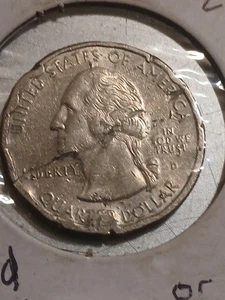 1999 D  Conn. Quarter Strange Mint Damage??? - Picture 1 of 2