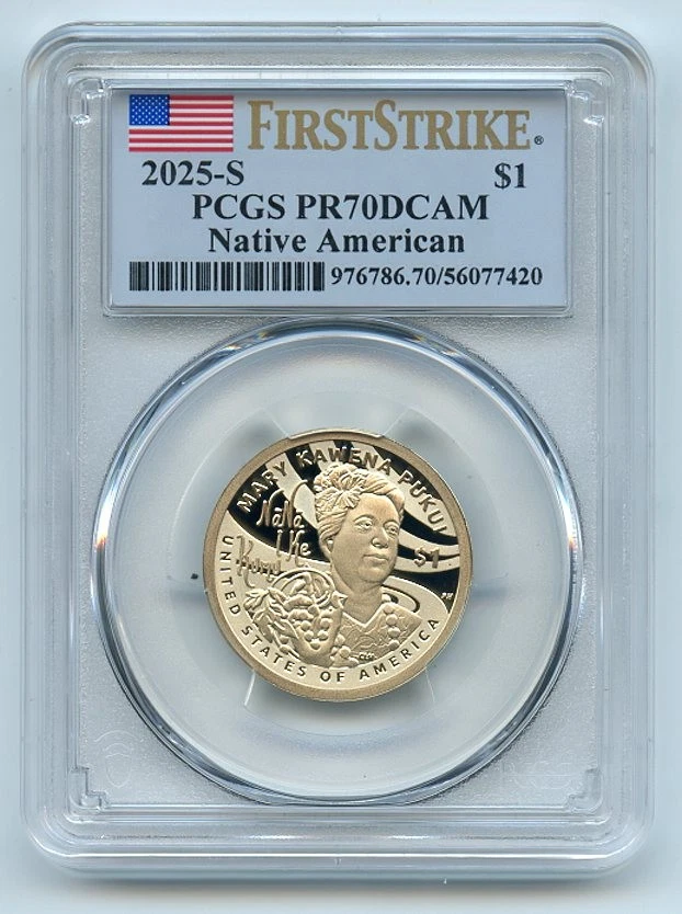 2025 S $1 Sacagawea Dollar PCGS PR70DCAM First Strike - Image 1 of 1