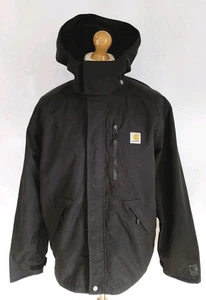 CARHARTT SHORELINE JACKET MEDIUM MENS AUTHENTIC WATERPROOF VERY GOOD  - Picture 1 of 10